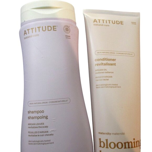 Attitude Natural Care Blooming Belly Shampoo & Conditioner Argan Oil MATERNITY - Picture 3 of 3